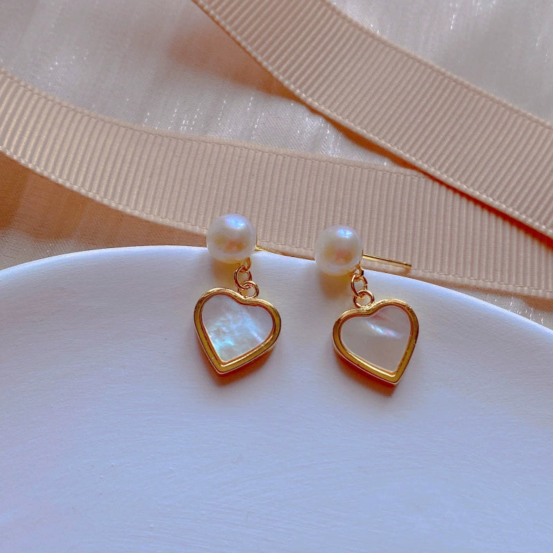 Women’s Exotic Freshwater Pearl Earrings – 925 Sterling Silver Needle