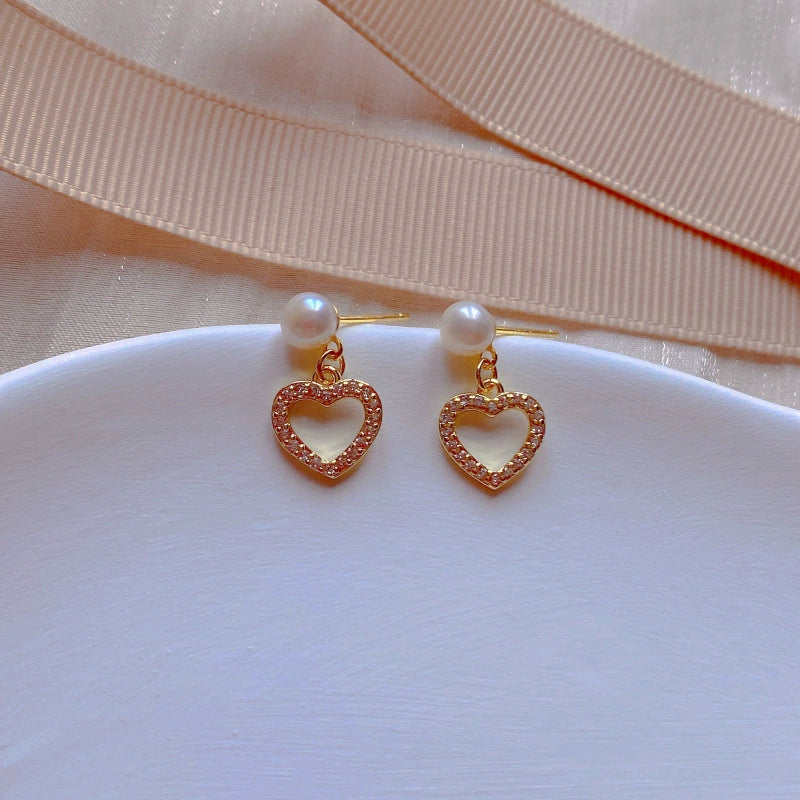 Women’s Exotic Freshwater Pearl Earrings – 925 Sterling Silver Needle