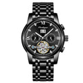 Men’s Automatic Mechanical Watch – Stainless Steel Band with Sapphire Crystal | Business Style